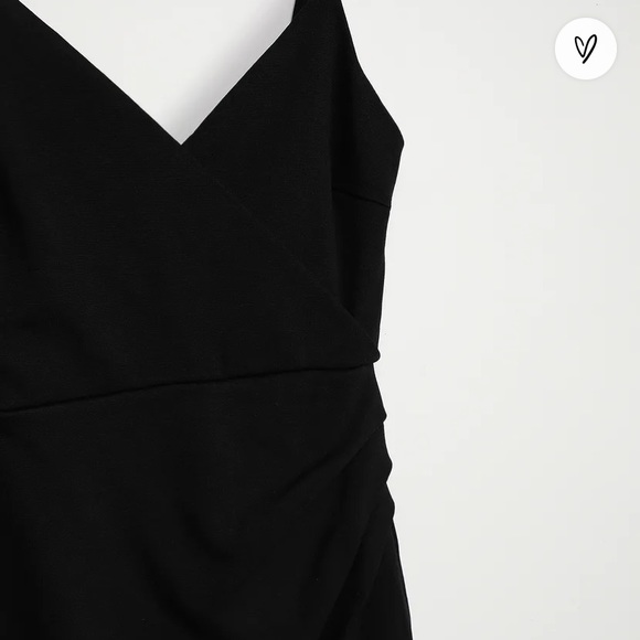 All This Appeal Black Bodycon Midi Dress LuLu’s - Picture 4 of 7